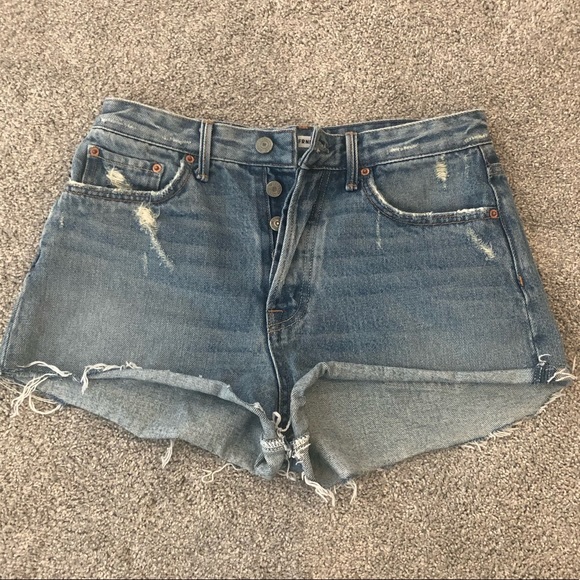 GRLFRND high rise Cindy denim shorts - Picture 2 of 4